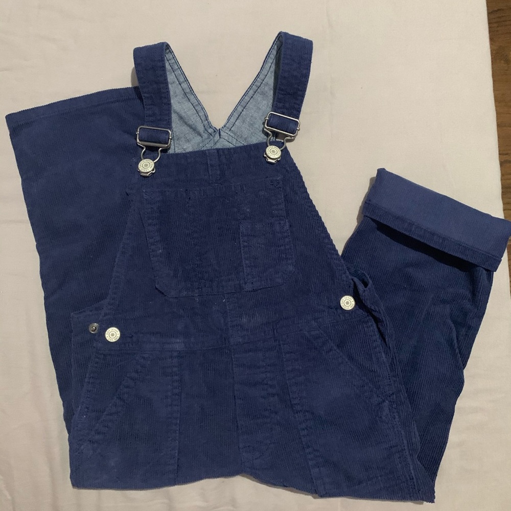pair of corduroys overalls